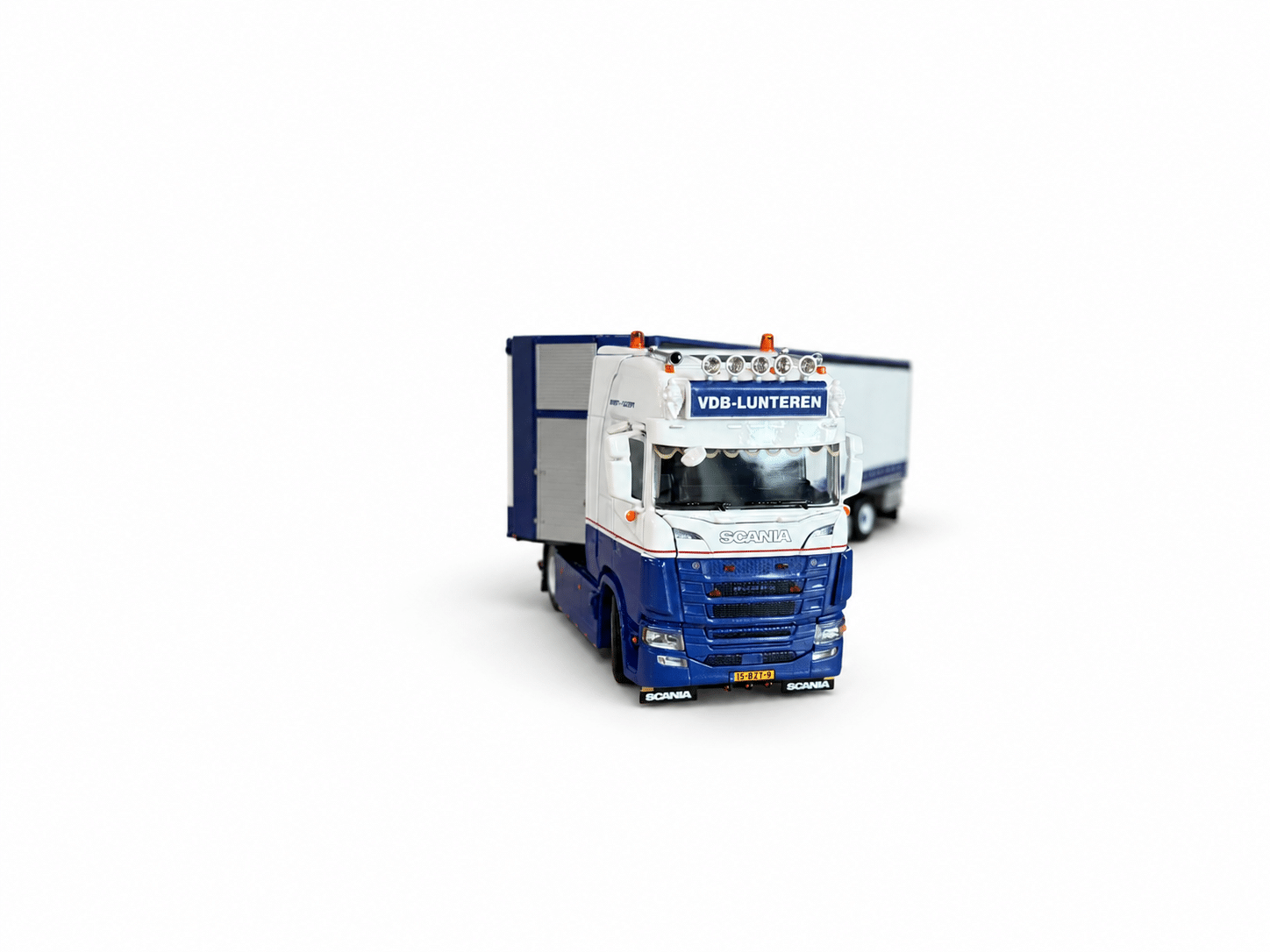 Scania S500 Topline 4X2 + CURTAINSIDE TRAILER AIRCOOL POULTRY TRANSPORT – STEERING AXLE Limited Edition - Afbeelding 2