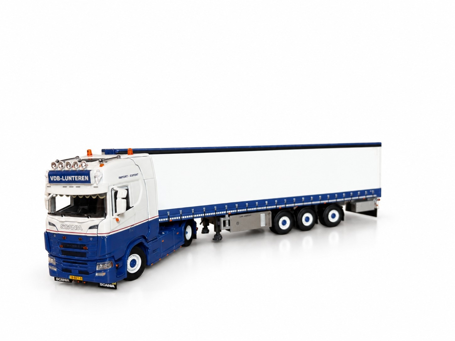 Scania S500 Topline 4X2 + CURTAINSIDE TRAILER AIRCOOL POULTRY TRANSPORT – STEERING AXLE Limited Edition